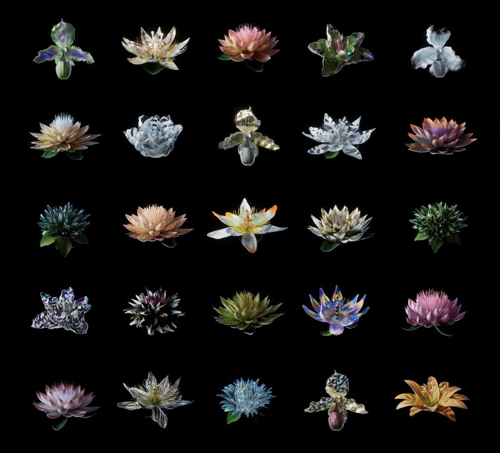 Mat Collishaw, Heterosis Collage (2023). Courtesy of the artist and Kew Gardens.