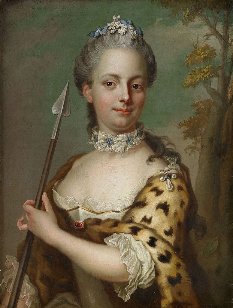 Jakob Björck, Portrait of Charlotte Du Rietz af Hedensberg (1727)