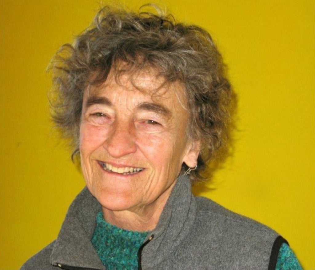 Lucy Lippard. Photo by R.A. Shuff, courtesy of Tufts University, Boston.