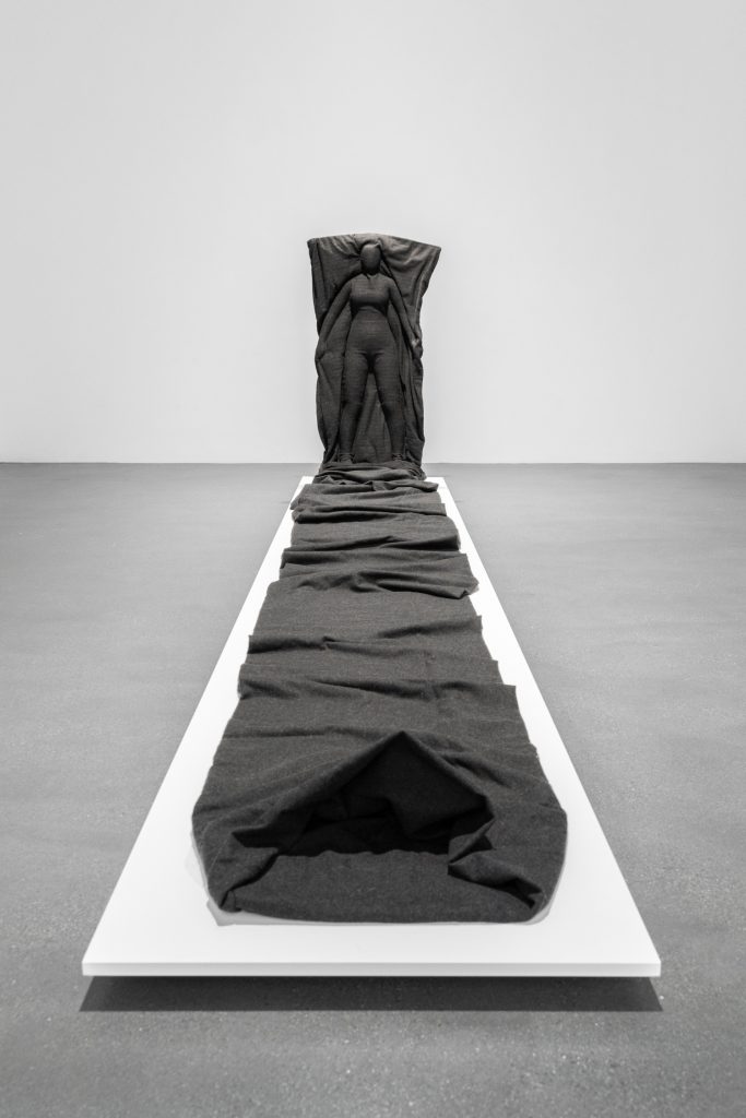 Anu Põder, <i>Space for My Body</i> (1995) in "Anu Põder: Space for My Body" at the Muzeum Susch. Photo: Federico Sette, courtesy of Muzeum Susch Art Stations Foundation.