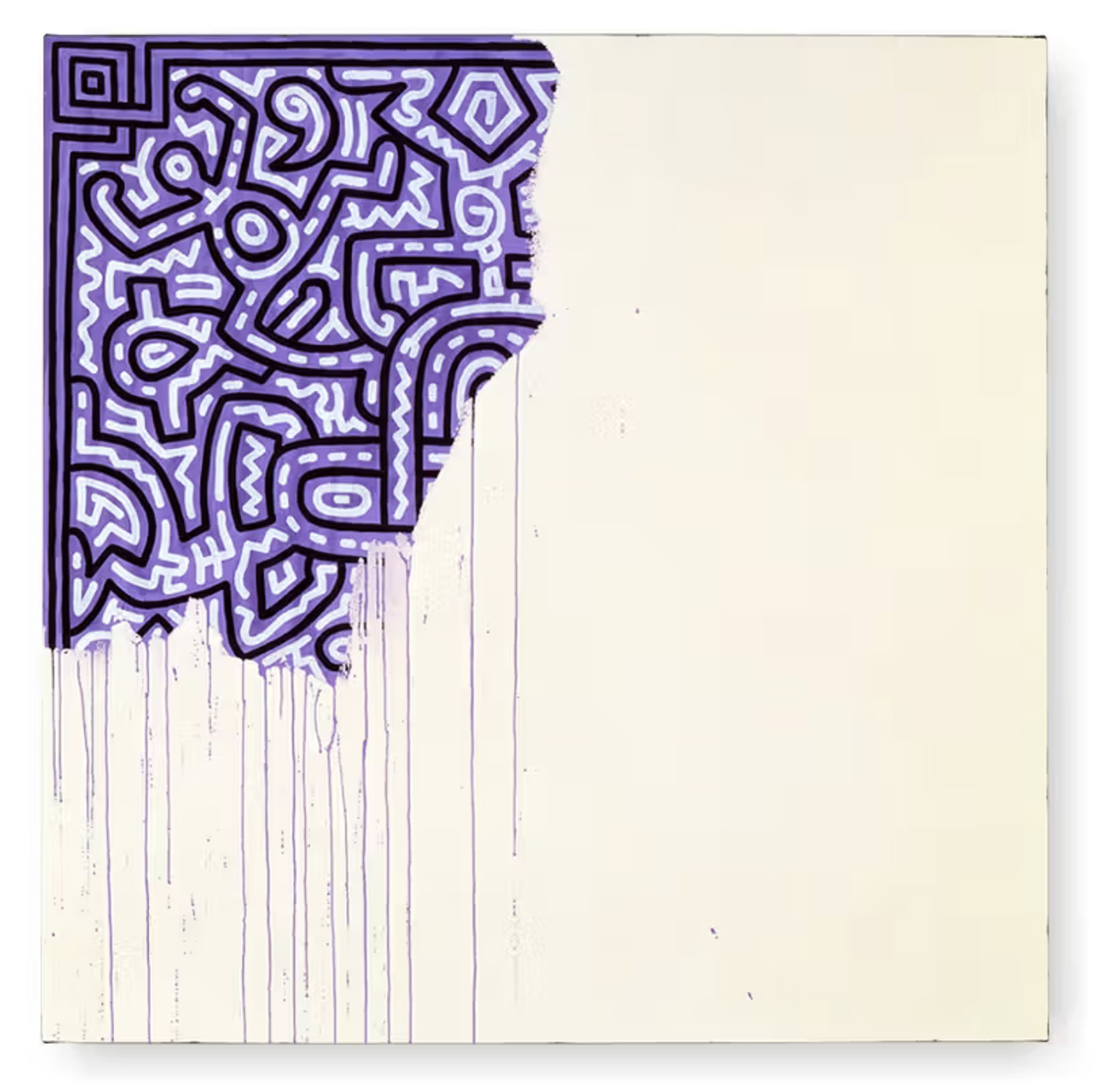 Keith Haring Unfinished Painting AI Controversy