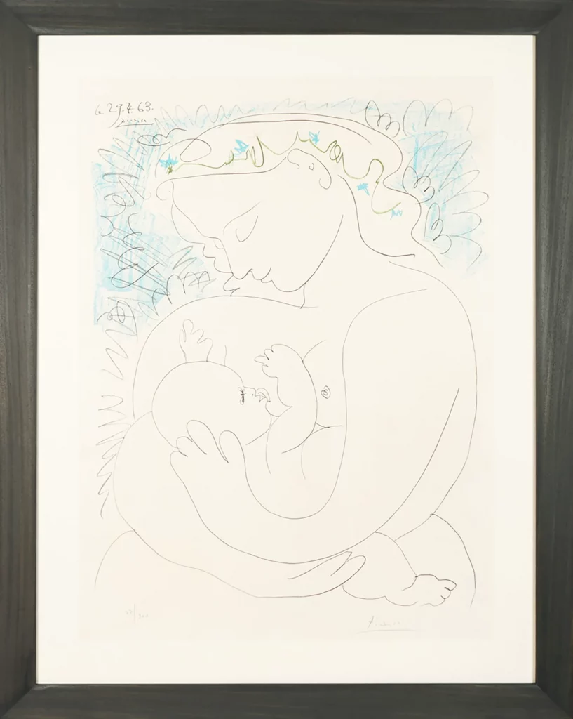 Pablo Picasso, Grand Maternité (1963). Courtesy of Hidden, U.K.