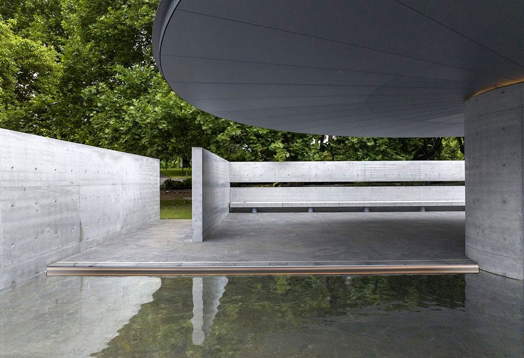 Tadao Ando's pavilion for MPavilion. 