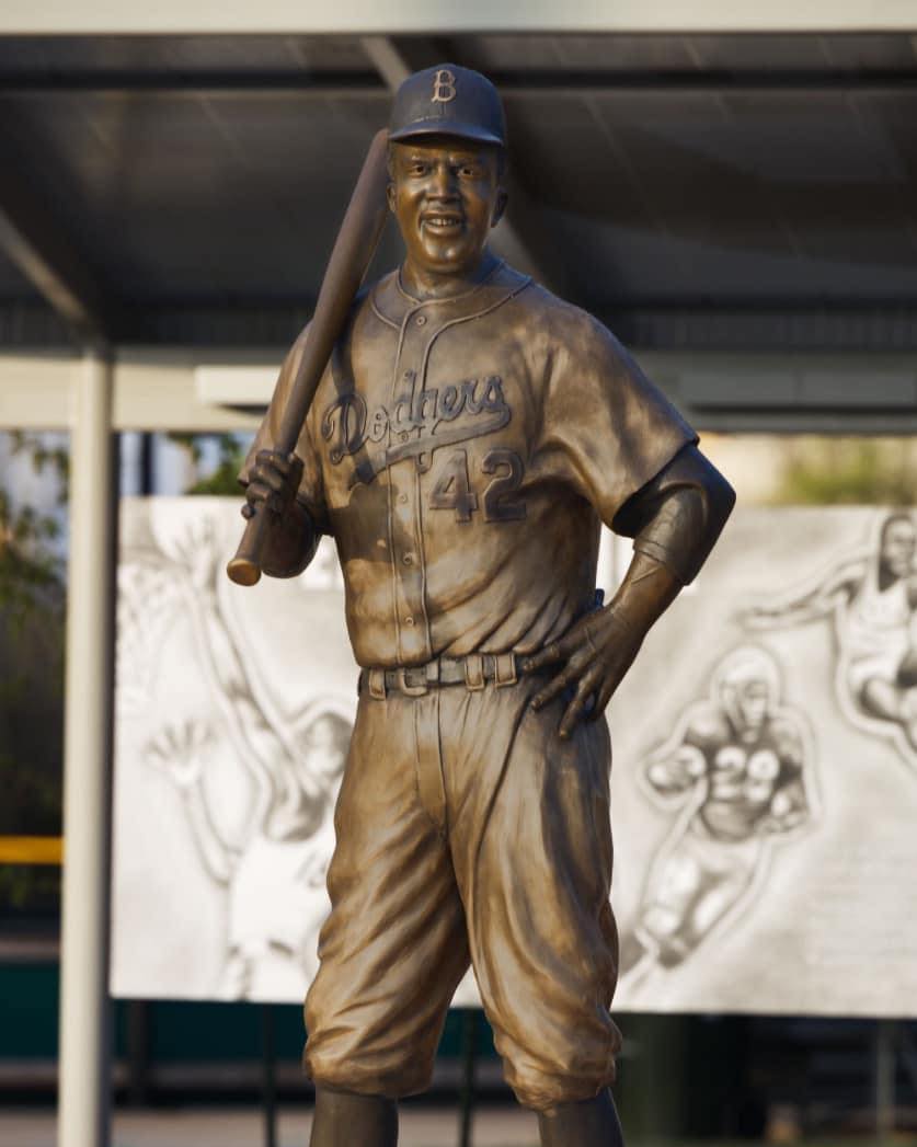 A Jackie Robinson Statue in Kansas Was Stolen and Found Burned