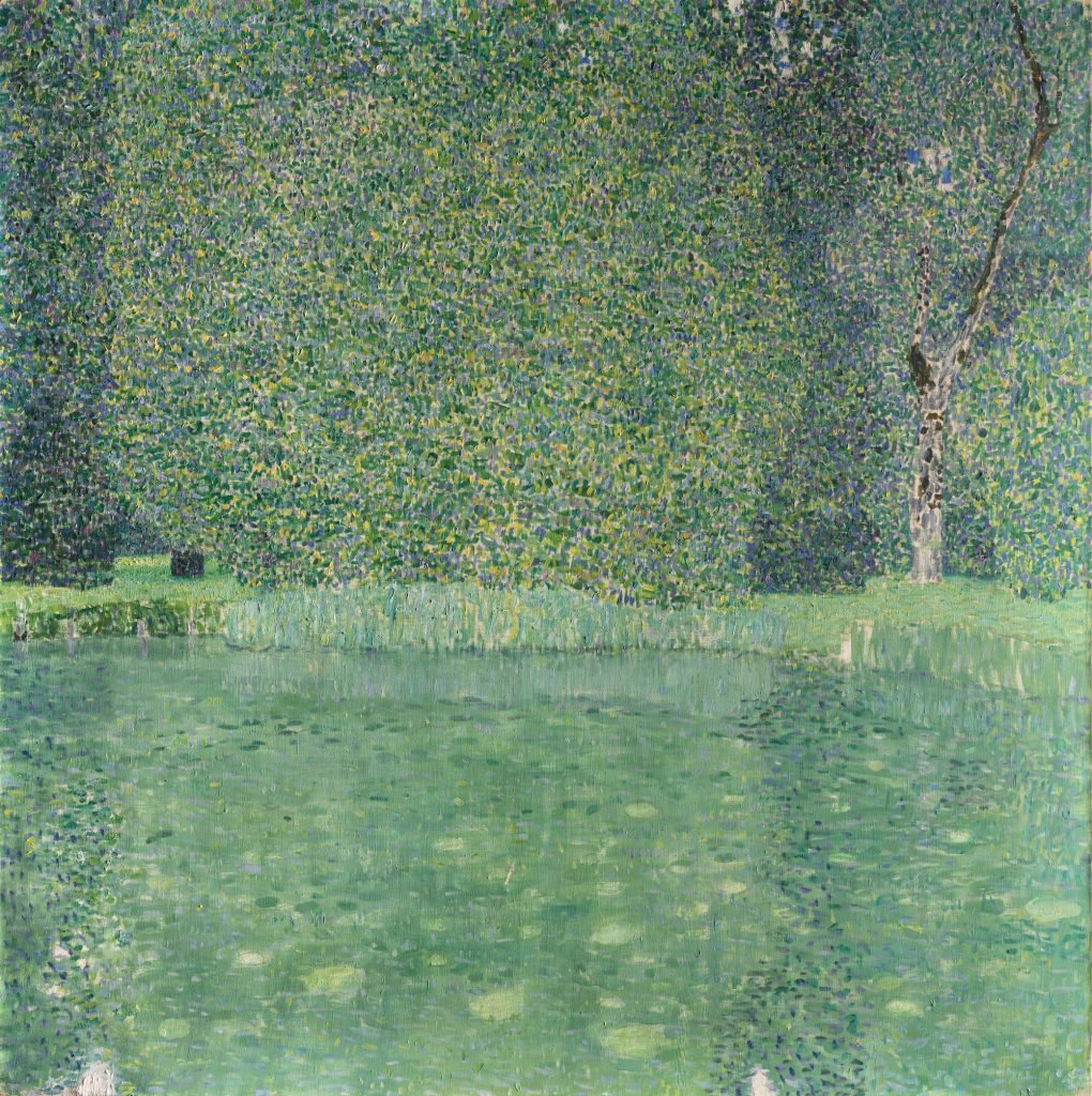 Gustav Klimt's painting of an abstract tree.