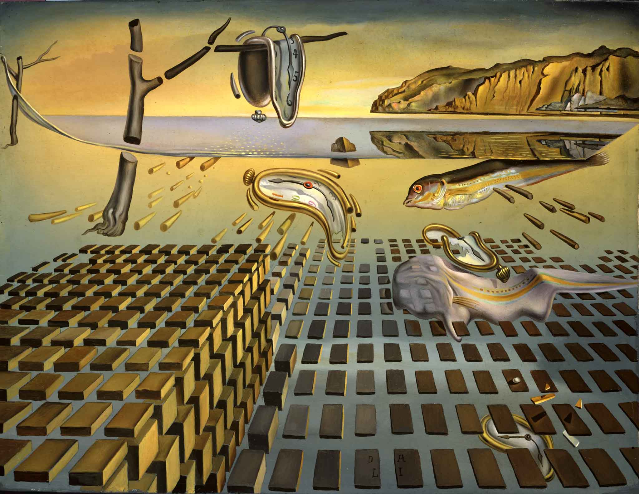 Salvador Dalí, The Disintegration of the Persistence of Memory (1954). ©Salvador Dalí. Fundació Gala-Salvador Dalí