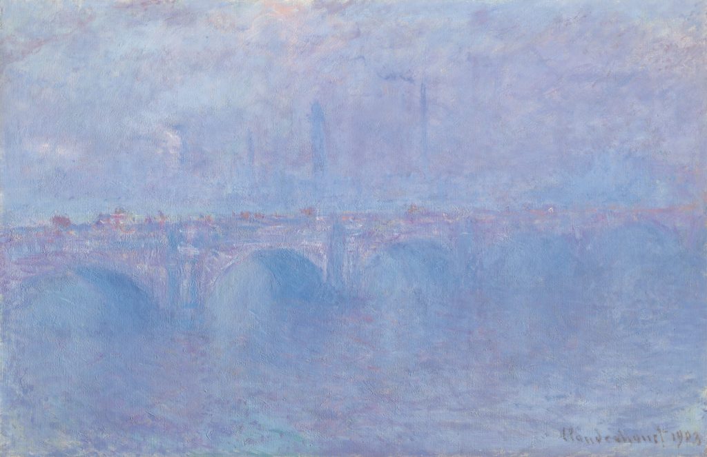 Claude Monet, Waterloo Bridge, effet de brouillard (1899–1903). Courtesy Christie's Images Ltd.