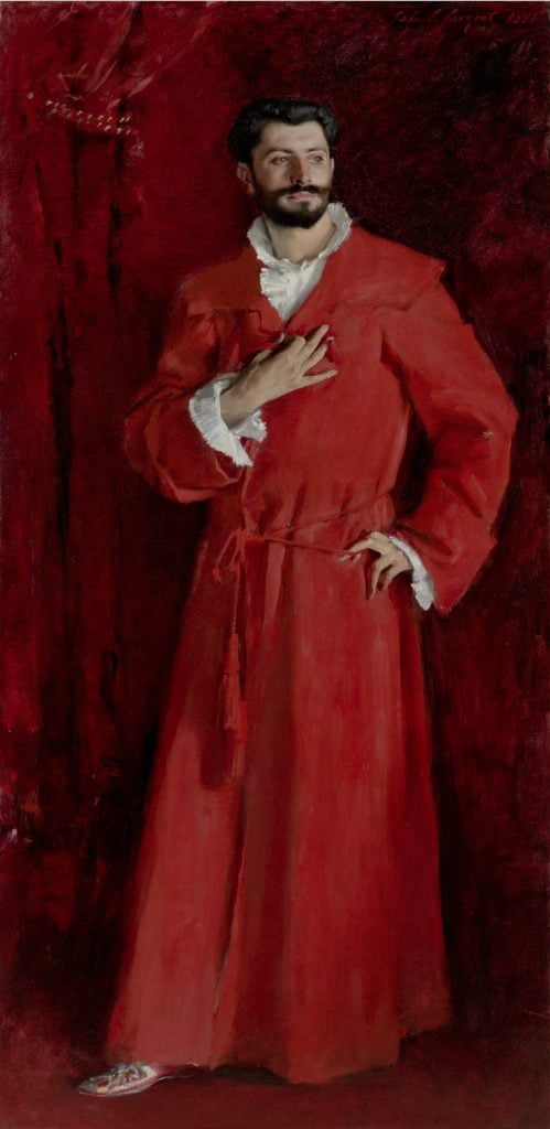 John Singer Sargent, Dr. Pozzi at Home, 1881. The Armand Hammer Collection