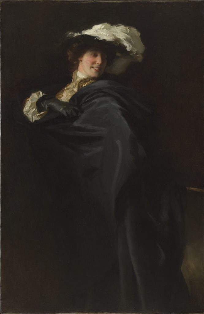 John Singer Sargent Portrait of Ena Wertheimer: A Vele Gonfie1904, T07104