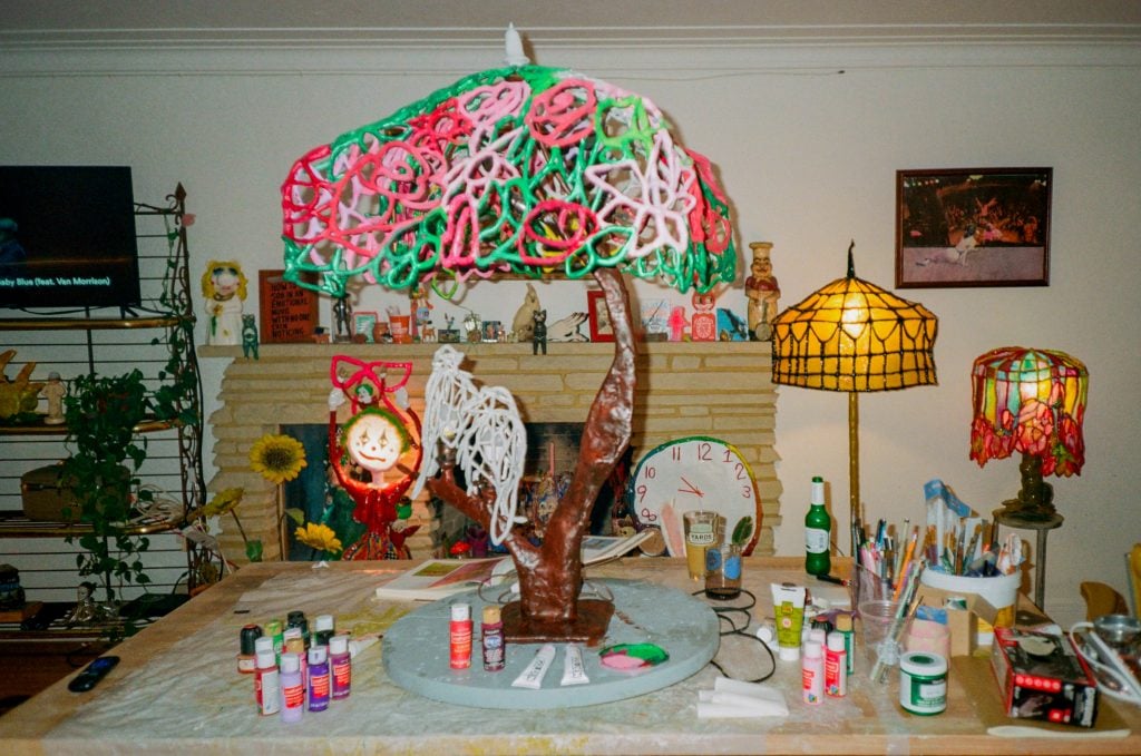 Inside Autumn Casey's studio.Photograph by Vanessa Diaz.
