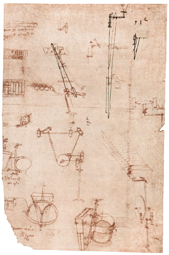 Leonardo da Vinci, Folio 93, Codex Atlanticus (1488)