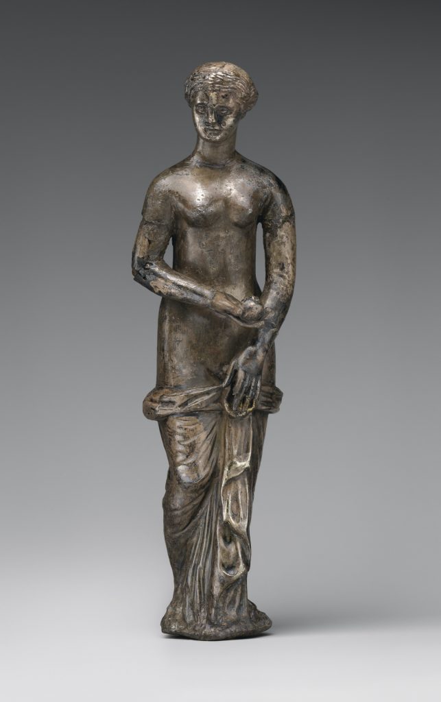 Silver Venus Statuette (1st or 2nd Century C.E.). Image via the Metropolitan Museum of Art.