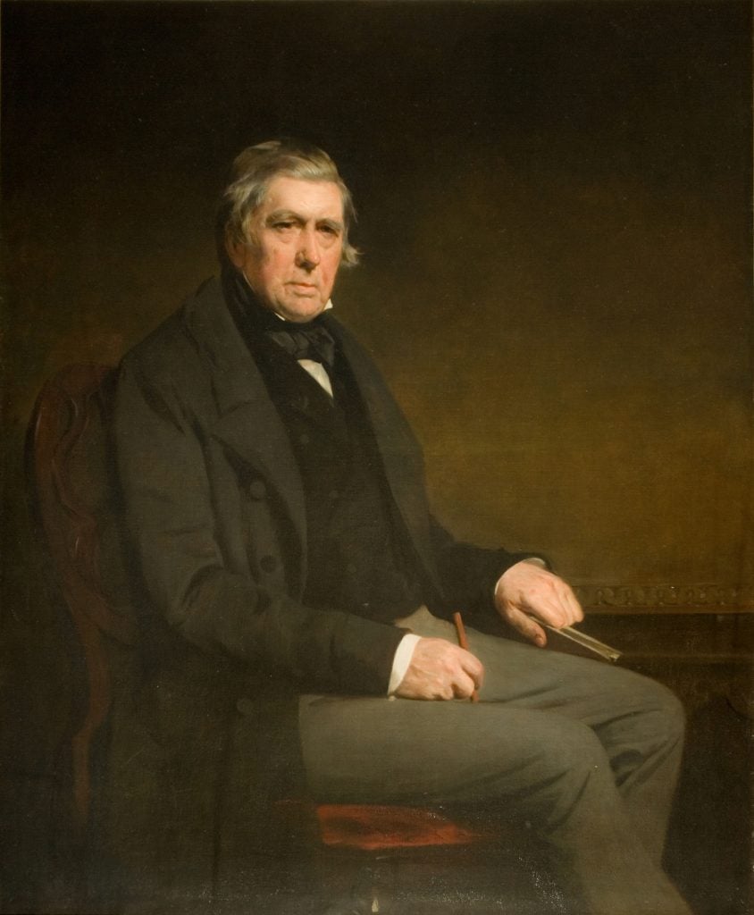 Portrait Of David Cox (1783-1859). Creator: John Watson-Gordon.