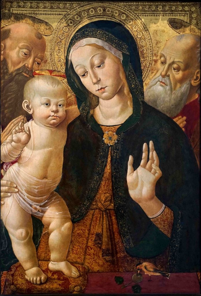 Madonna and Child with Two Hermit Saints.
