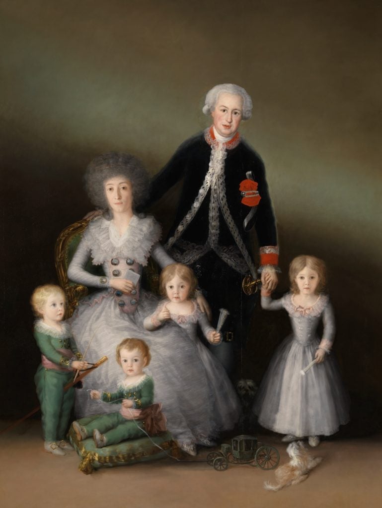 Francisco Goya, The Duke and Duchess of Osuna and their Children (1787–1788). Collection of Museo del Prado.