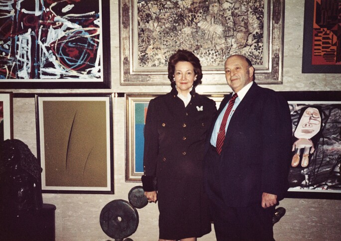 Mary and George Bloch. Courtesy of Sotheby's.