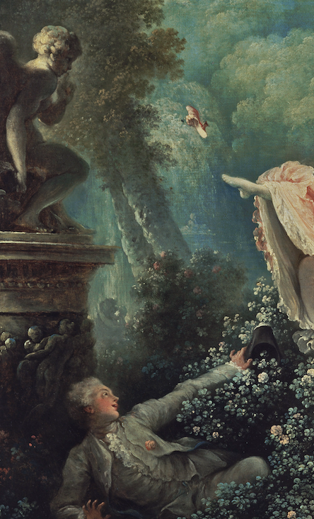 Detail of The Swing by Jean-Honoré Fragonard.