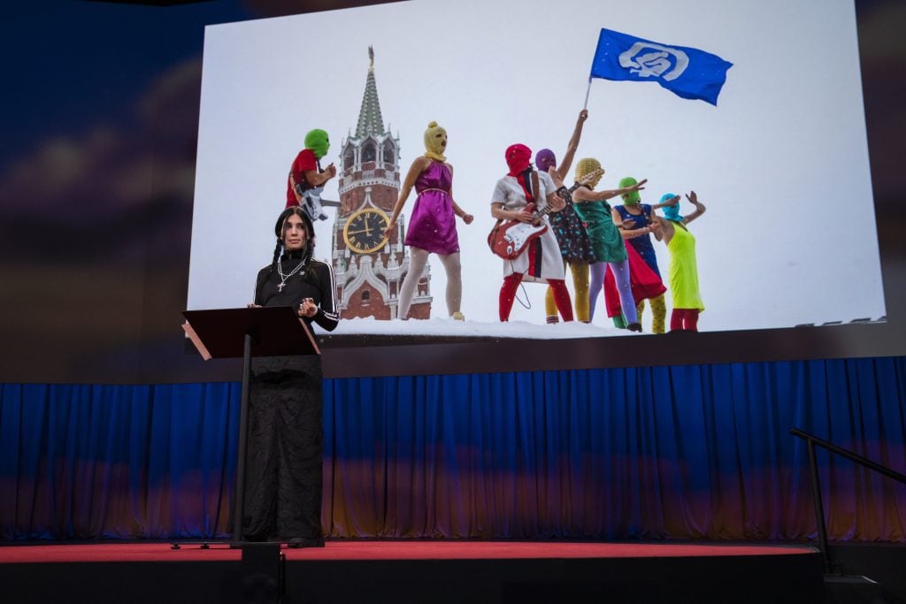 Nadya Tolokonnikova speaks at TED2023: Possibility.