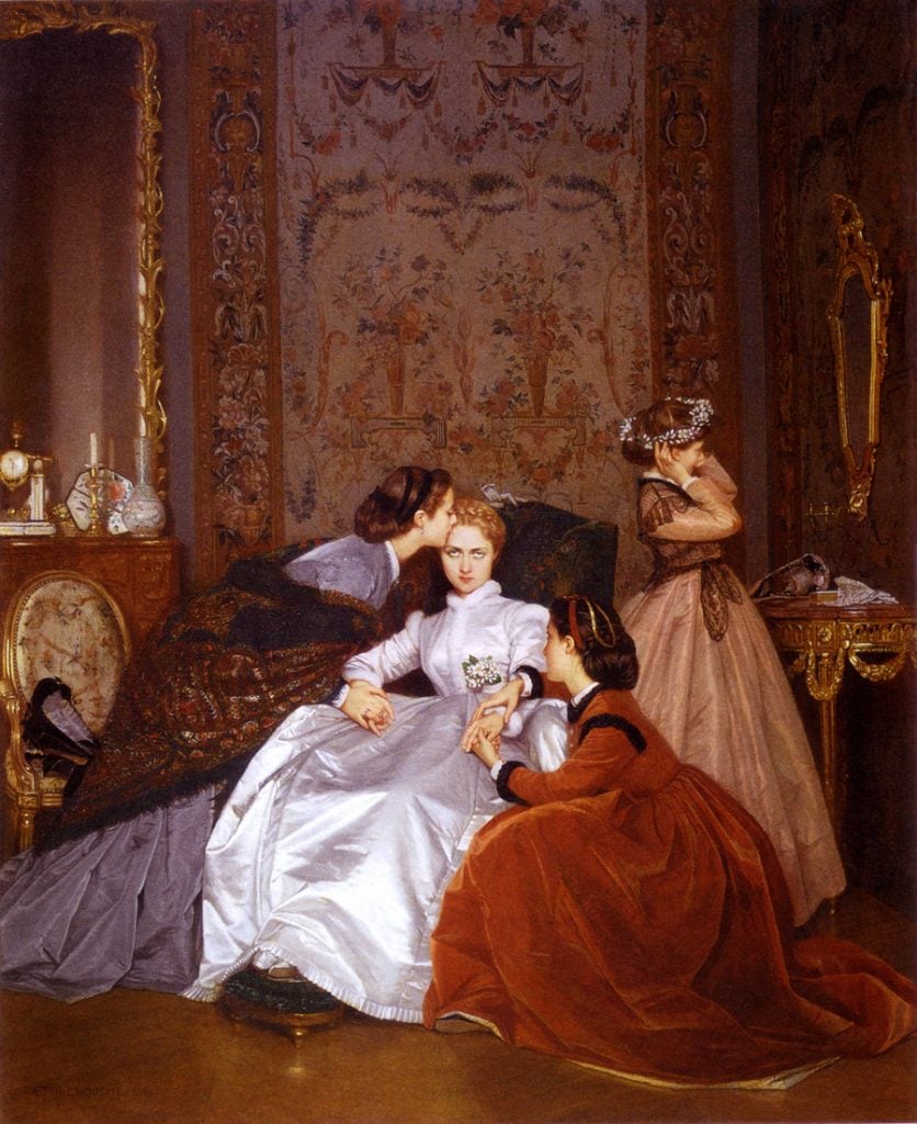 Auguste Toulmouche, The Reluctant Bride (1866)