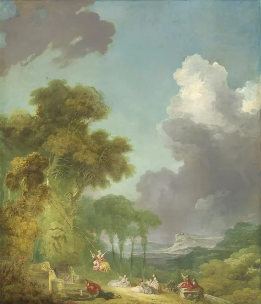 Jean-Honoré Fragonard, The Swing (ca. 1775/1780). Collection of the National Gallery of Art, Washington D.C.