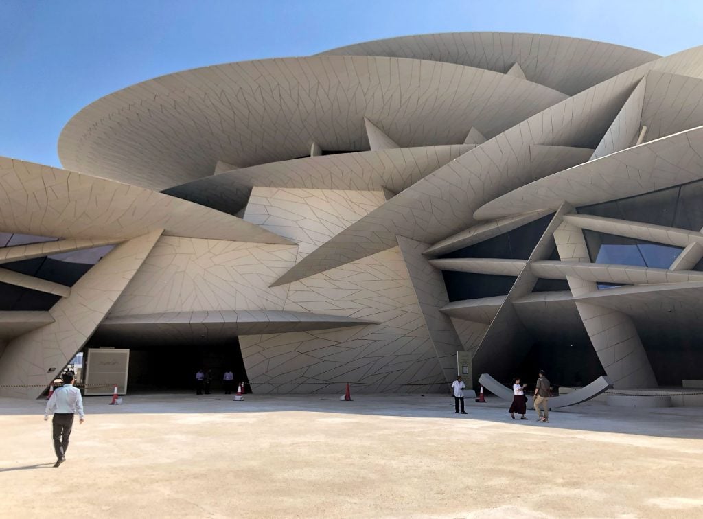 The National Museum of Qatar, designed by Jean Nouvel. 