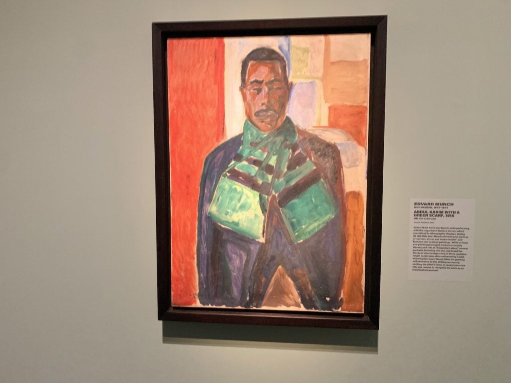 Edvard Munch, Abdul Karim with a Green Scarf (1916) 