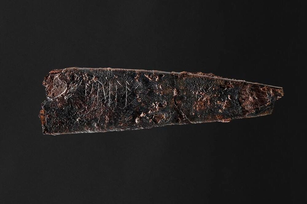 knife artifact engraved with runes