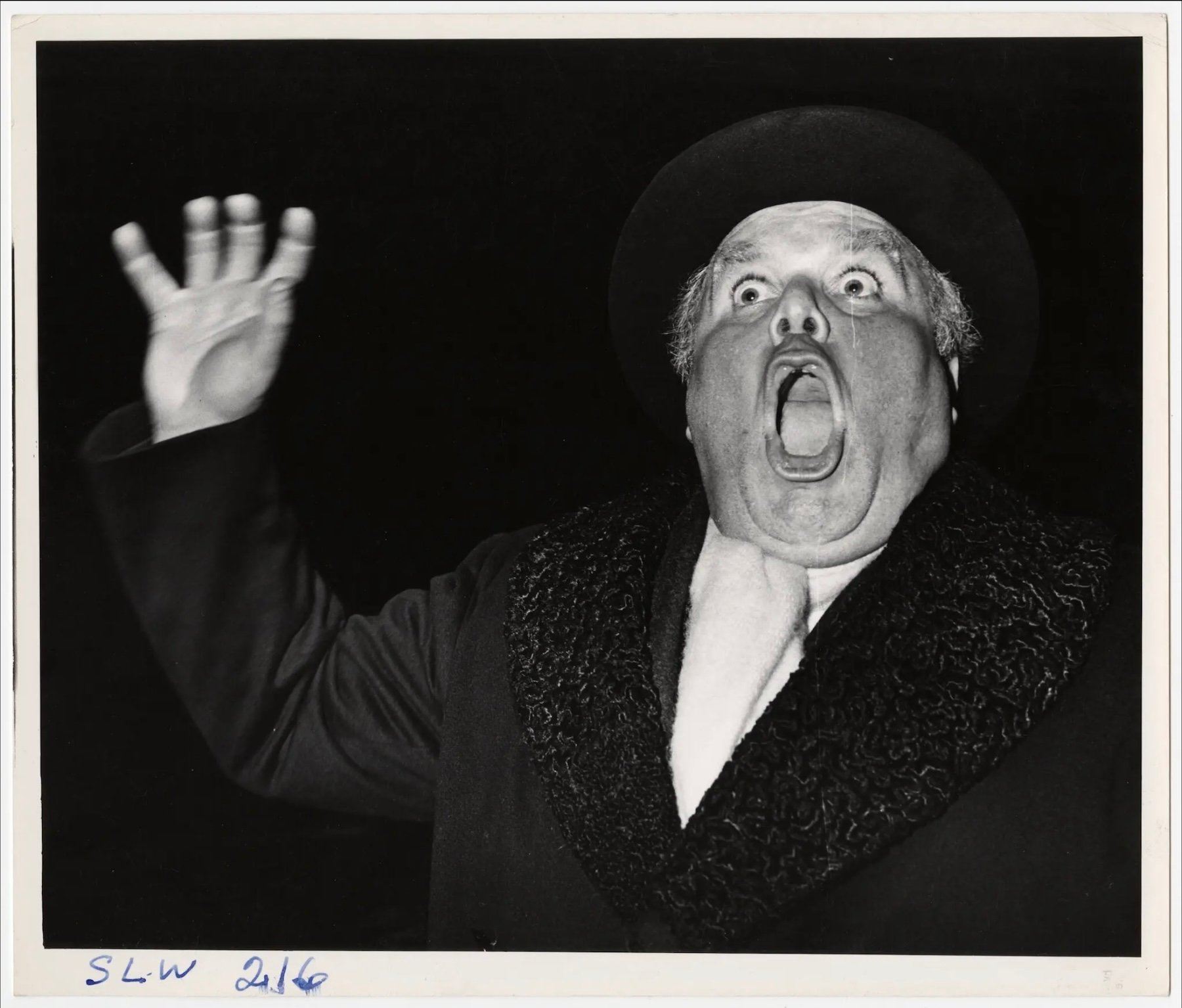 Weegee, Peter Bull as Russian Ambassador Alexi de Sadesky on the set of "Dr. Strangelove