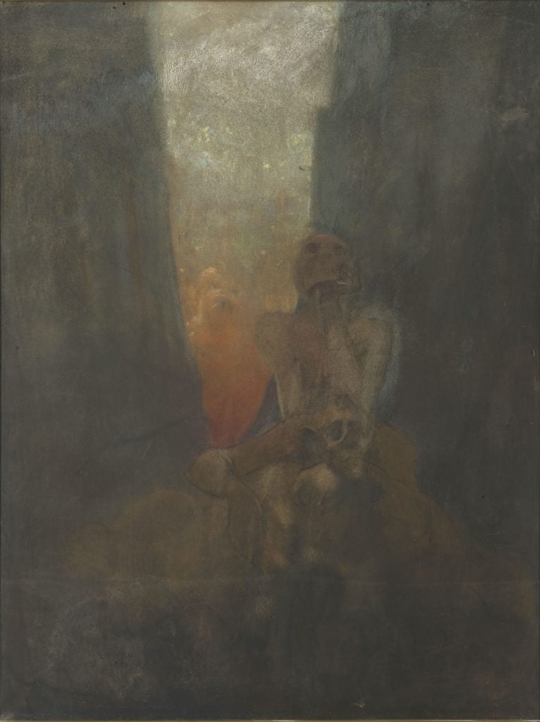 Alphonse Mucha, Le Gouffre (1898) © RMN-Grand Palais (musée d'Orsay) & Hervé Lewandowski