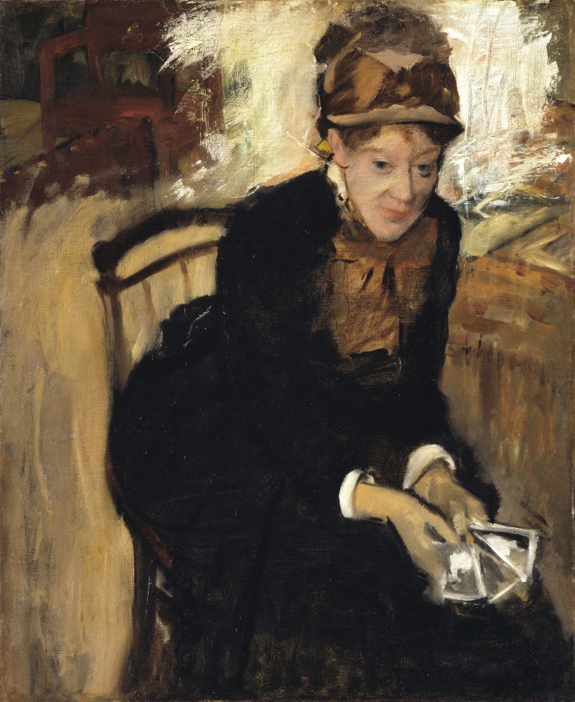 Degas portrait of Mary Cassatt