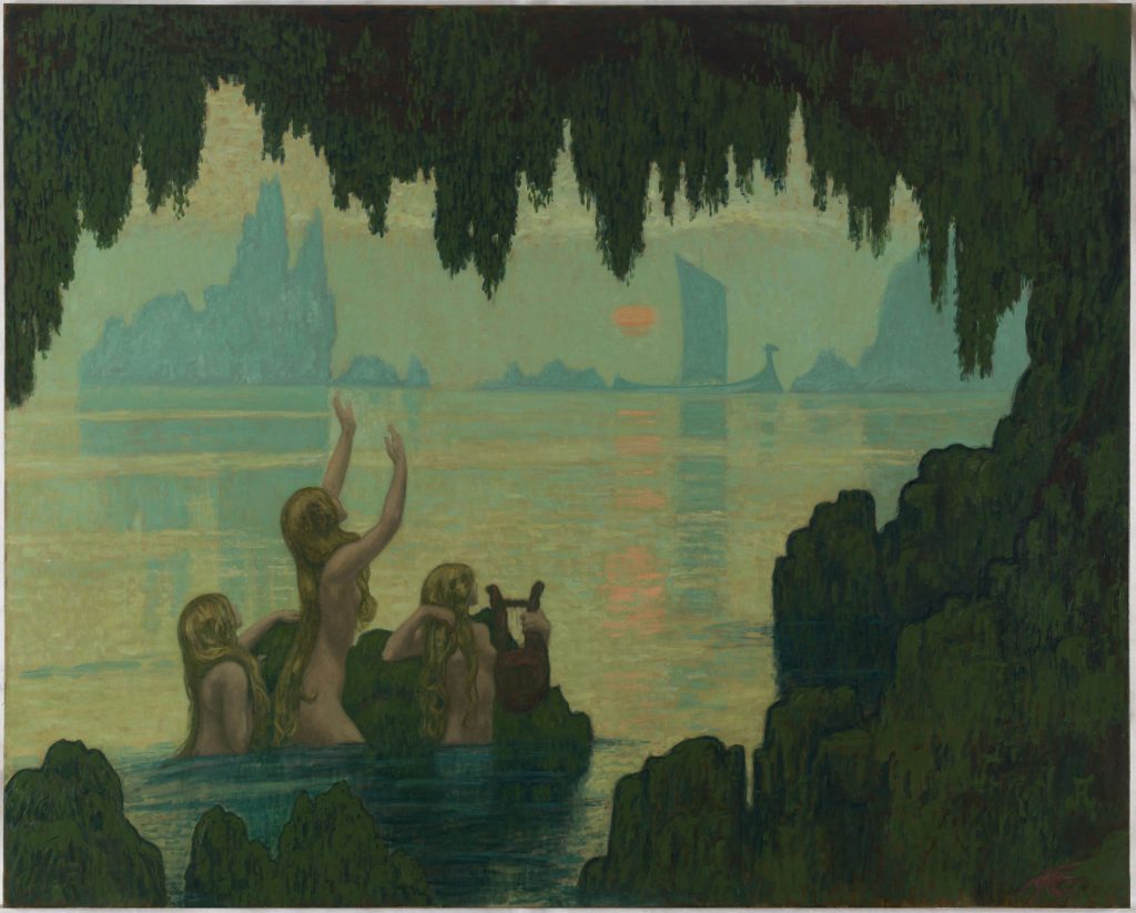 Jean-Francis Auburtin, Chants sur l'eau (1912). © Paris Musées Petit Palais, musée des Beaux-Arts de la Ville de Paris.