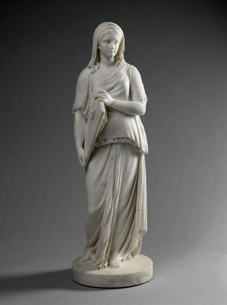 Jean-Jacques Caffieri, La Sibylle d’Erythrée (1759). © RMN-Grand Palais (musée du Louvre) & Hervé Lewandowski.