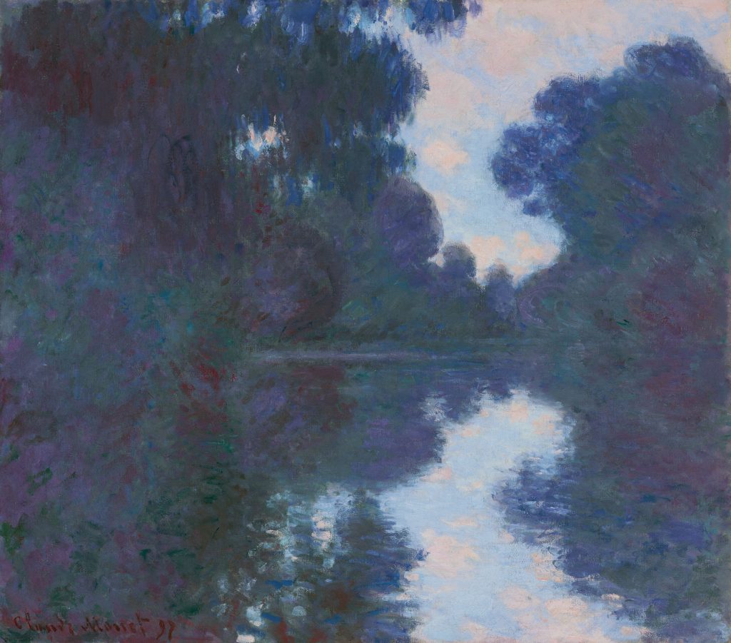 Monet's Matinee sur la Seine painting