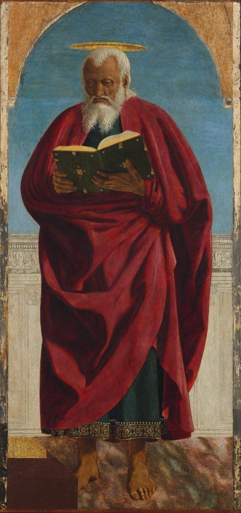 SanGiovanni Evangelista as painted by Piero della Francesca