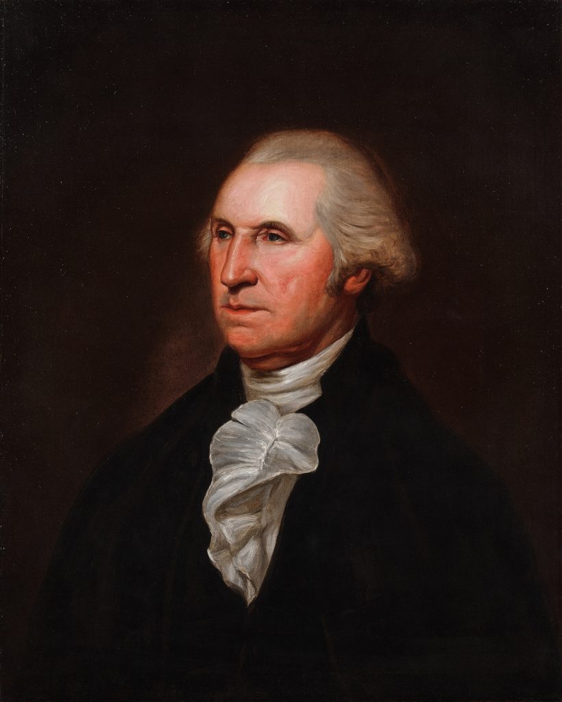 a portrait of George Washington by Charles Willson Peale