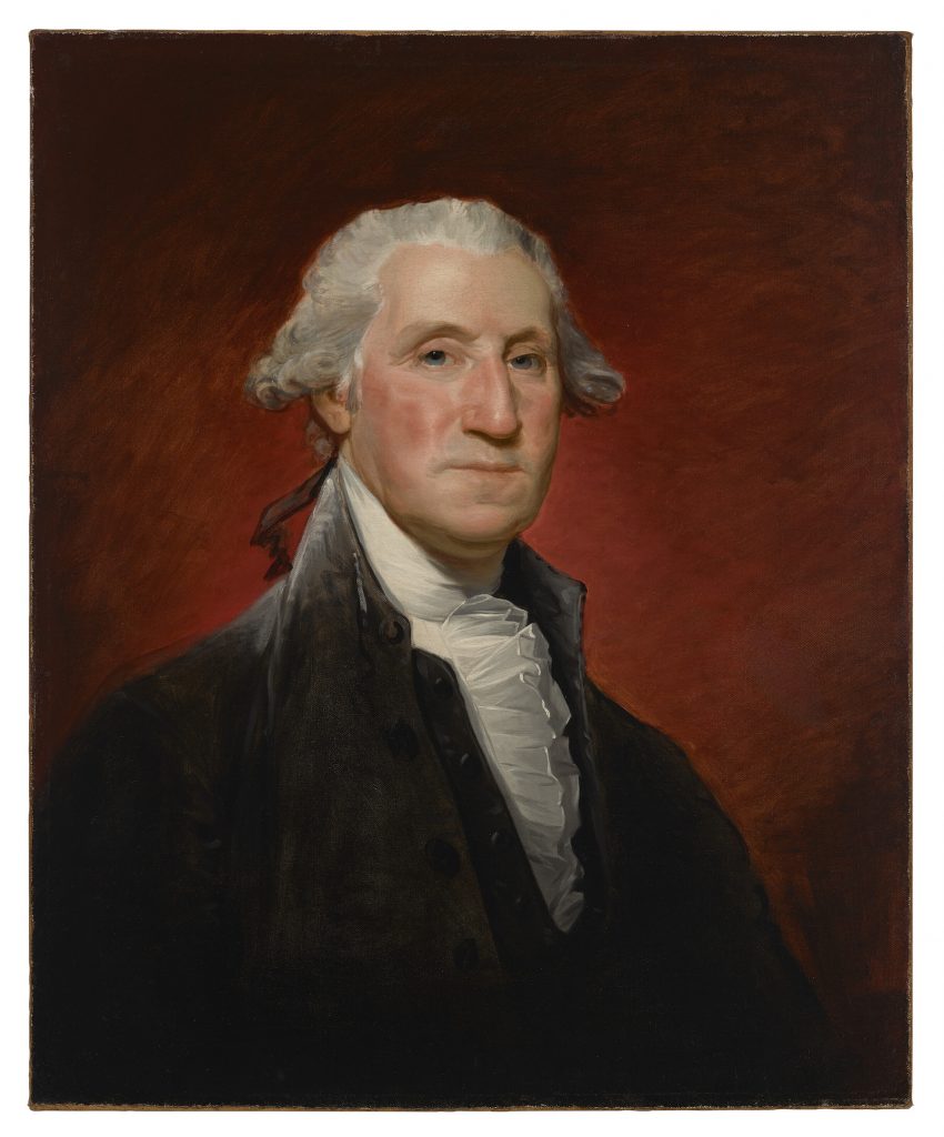 Gilbert Stuart, George Washington (1795). Image courtesy Christie's.
