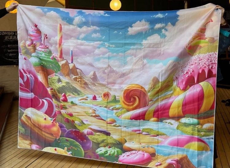 Backdrops From the Disastrous Willy Wonka Experience Are Up for Auction