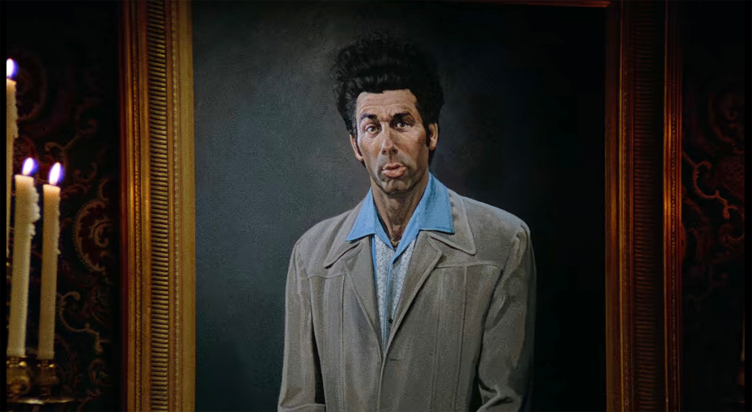 As Seen On Seinfeld Cosmo Kramer Gets the Portrait Treatment