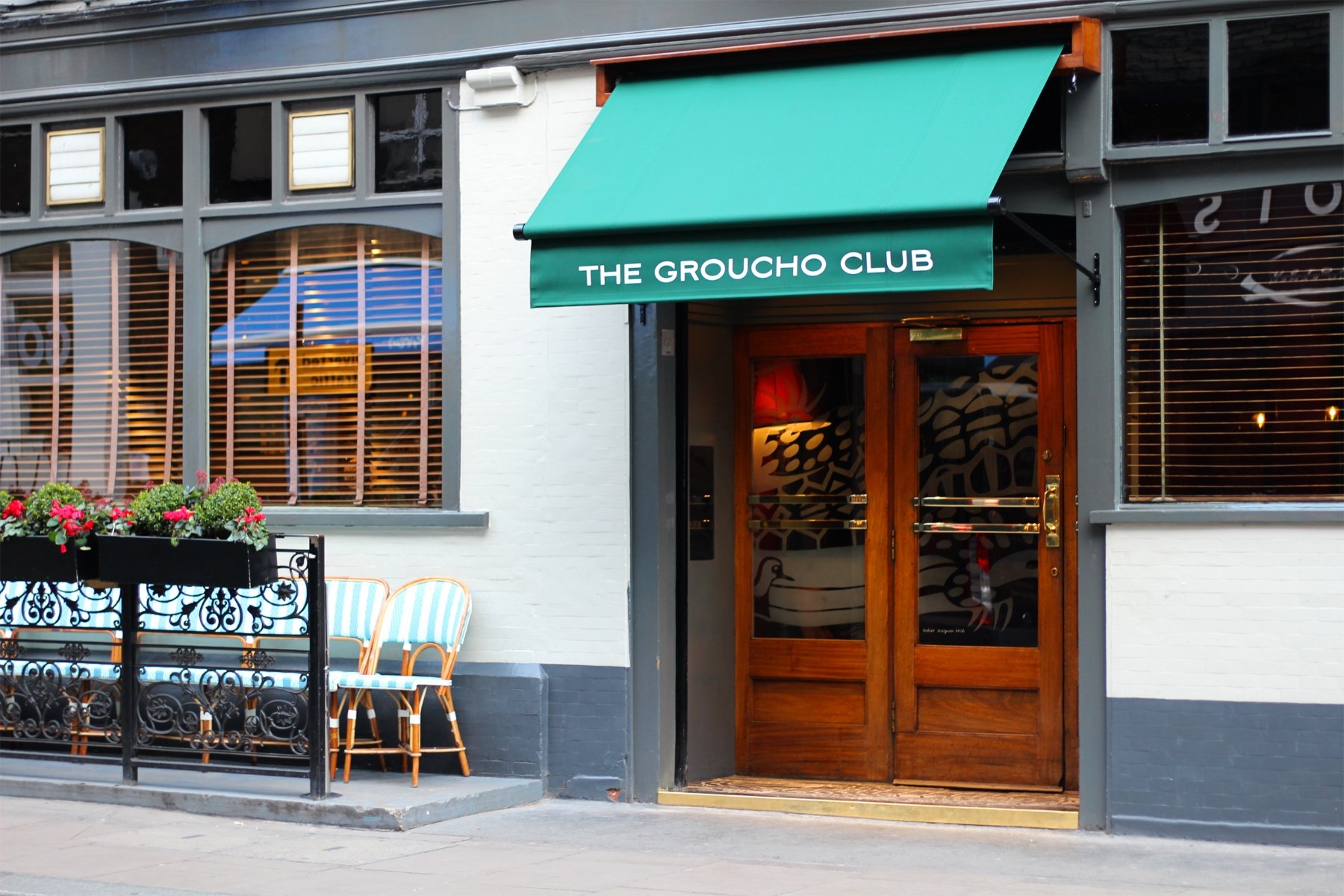 exterior of a building in London's Soho district