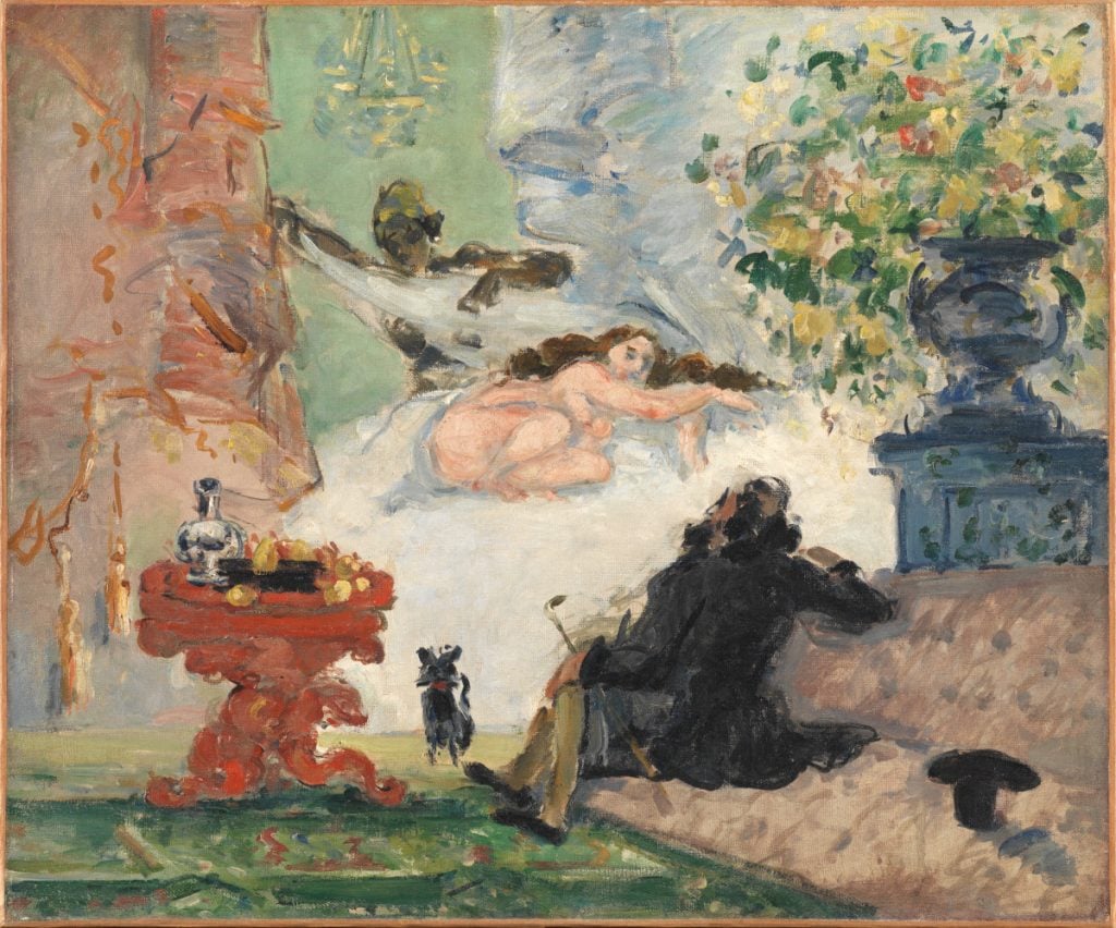 Paul Cézanne (1839 -1906) A Modern Olympia (detail), between 1873 and 1874 Oil on canvas 46,2 x 55,5 cm Paris, musée d'Orsay © Musée d’Orsay, Dist. RMN -Grand Palais / Patrice Schmidt