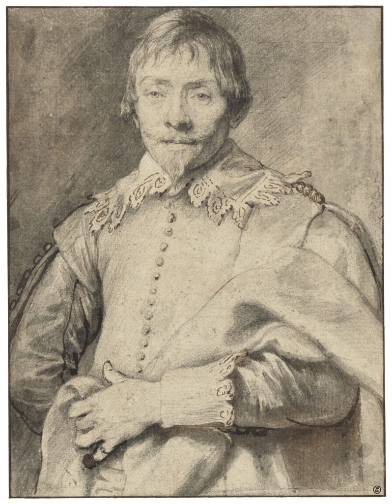 an image of a portrait of Willem Hondius by Sir Anthony Van Dyck