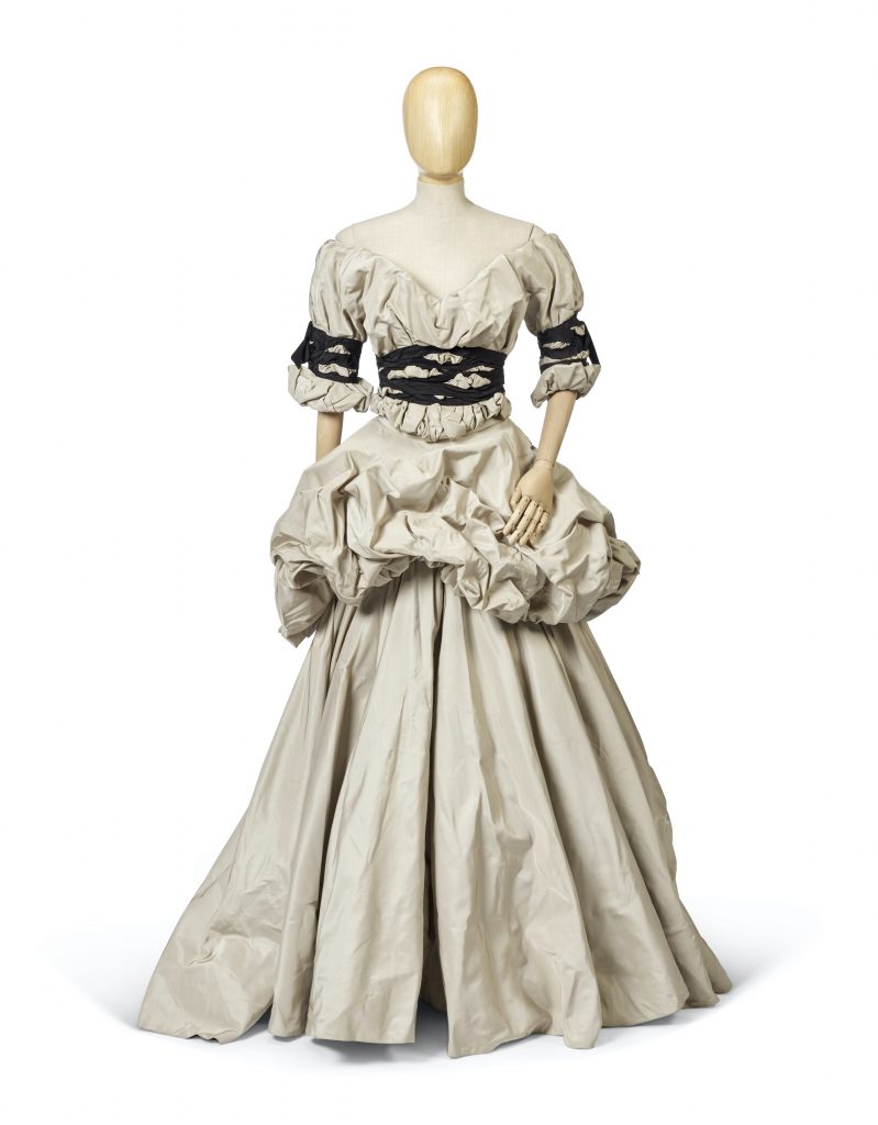 Pale corset dress by Vivienne Westwood.