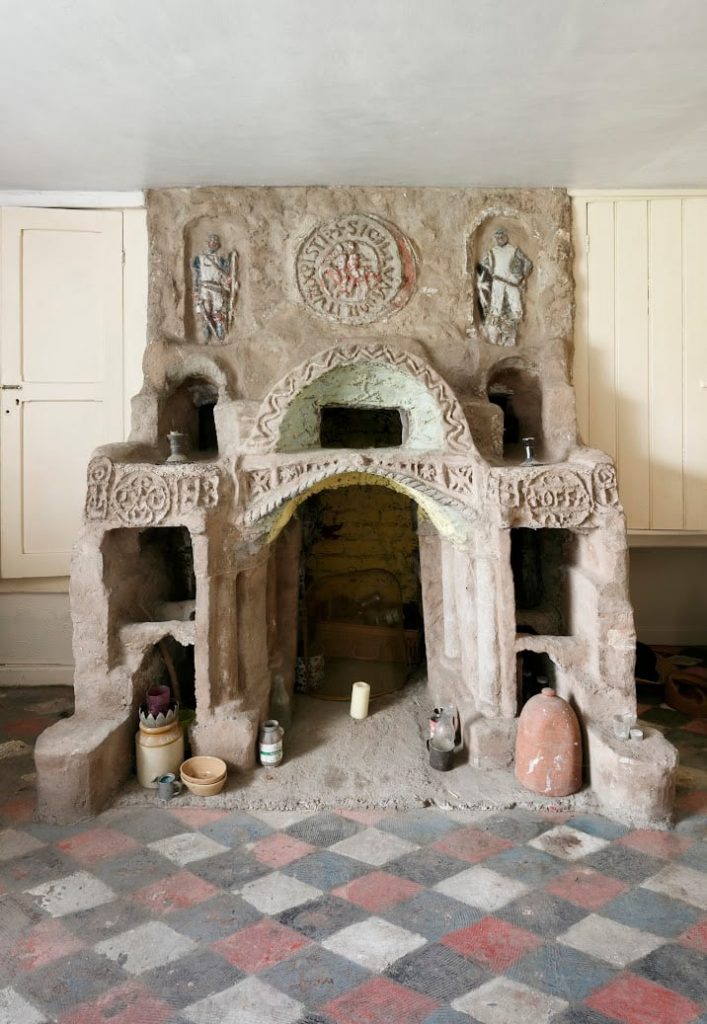 A Roman altar in a kitchen