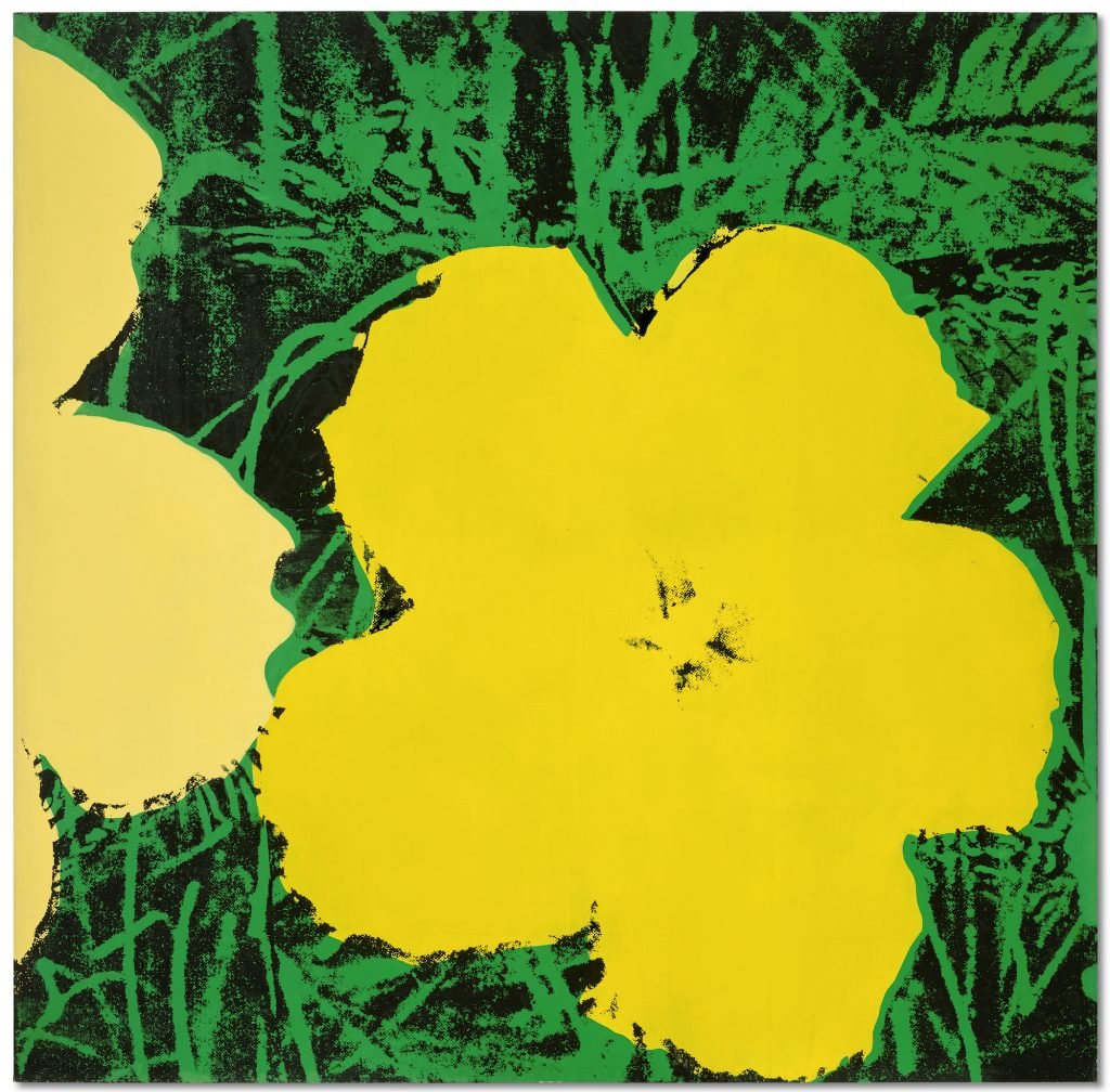 an image of bright yellow flowers on a green background
