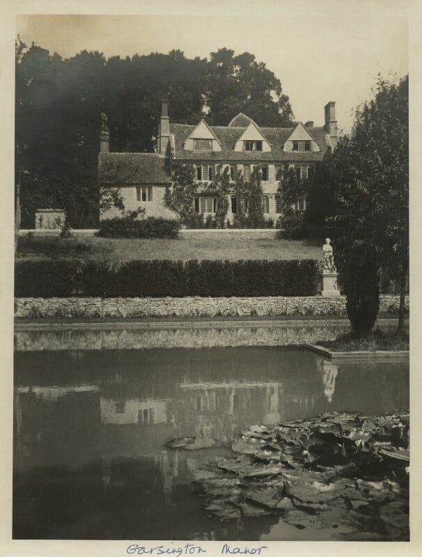 vintage photograph scan of the garsington manor