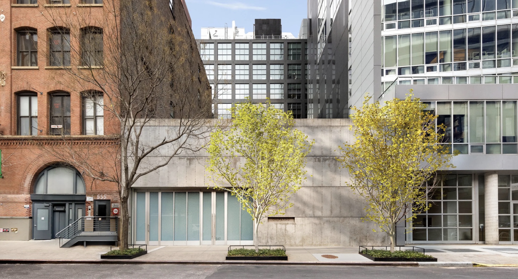 Gallery buildings in West Chelsea