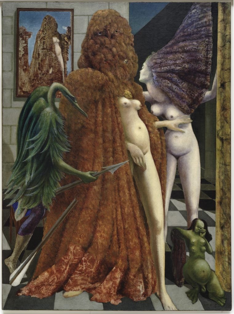 Max Ernst, <i>Attirement of the Bride</i> (1940), Collezione Peggy Guggenheim, Venezia (Fondazione Solomon R. Guggenheim, New York) © Sabam Belgium, 2024