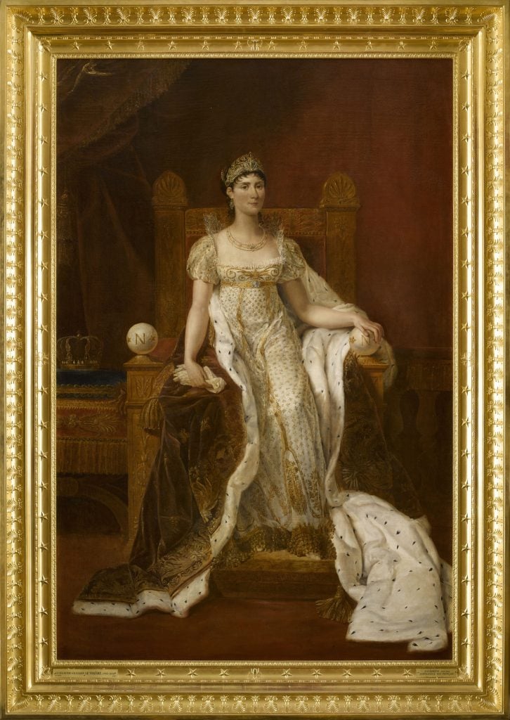 A painting of French empress Josephine Bonaparte