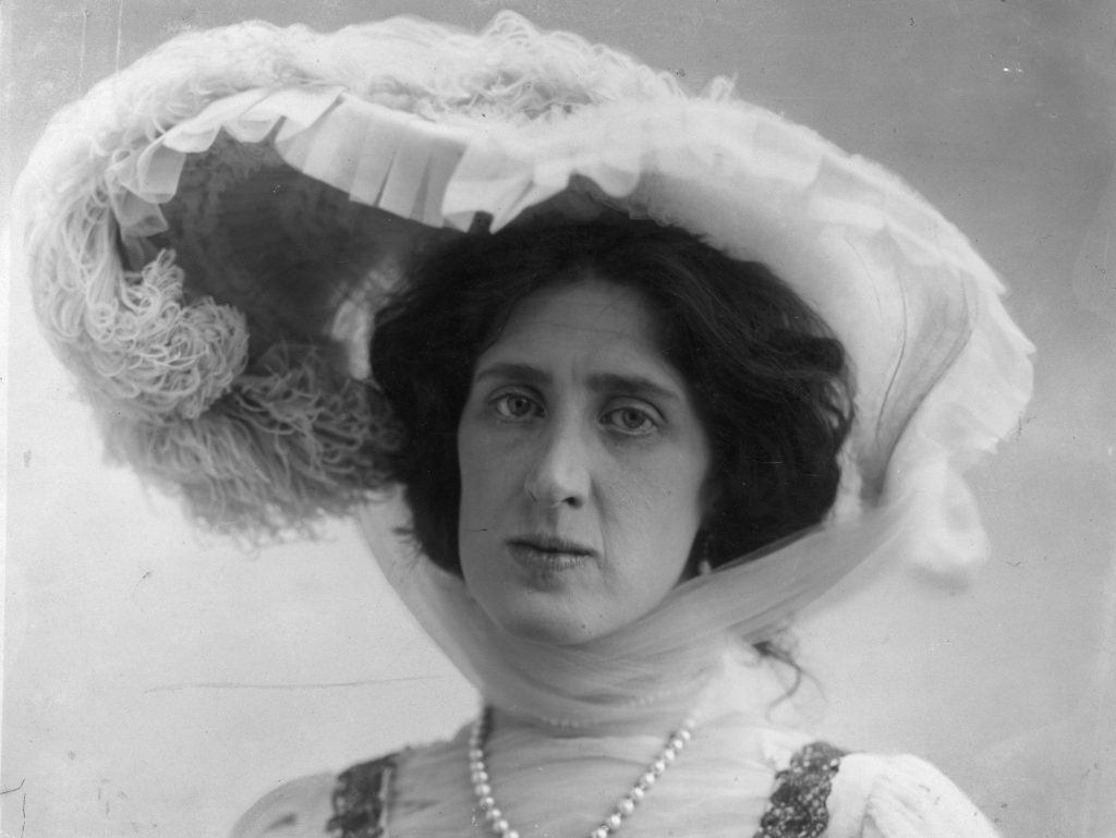 black and white portrait of lady ottoline morrell