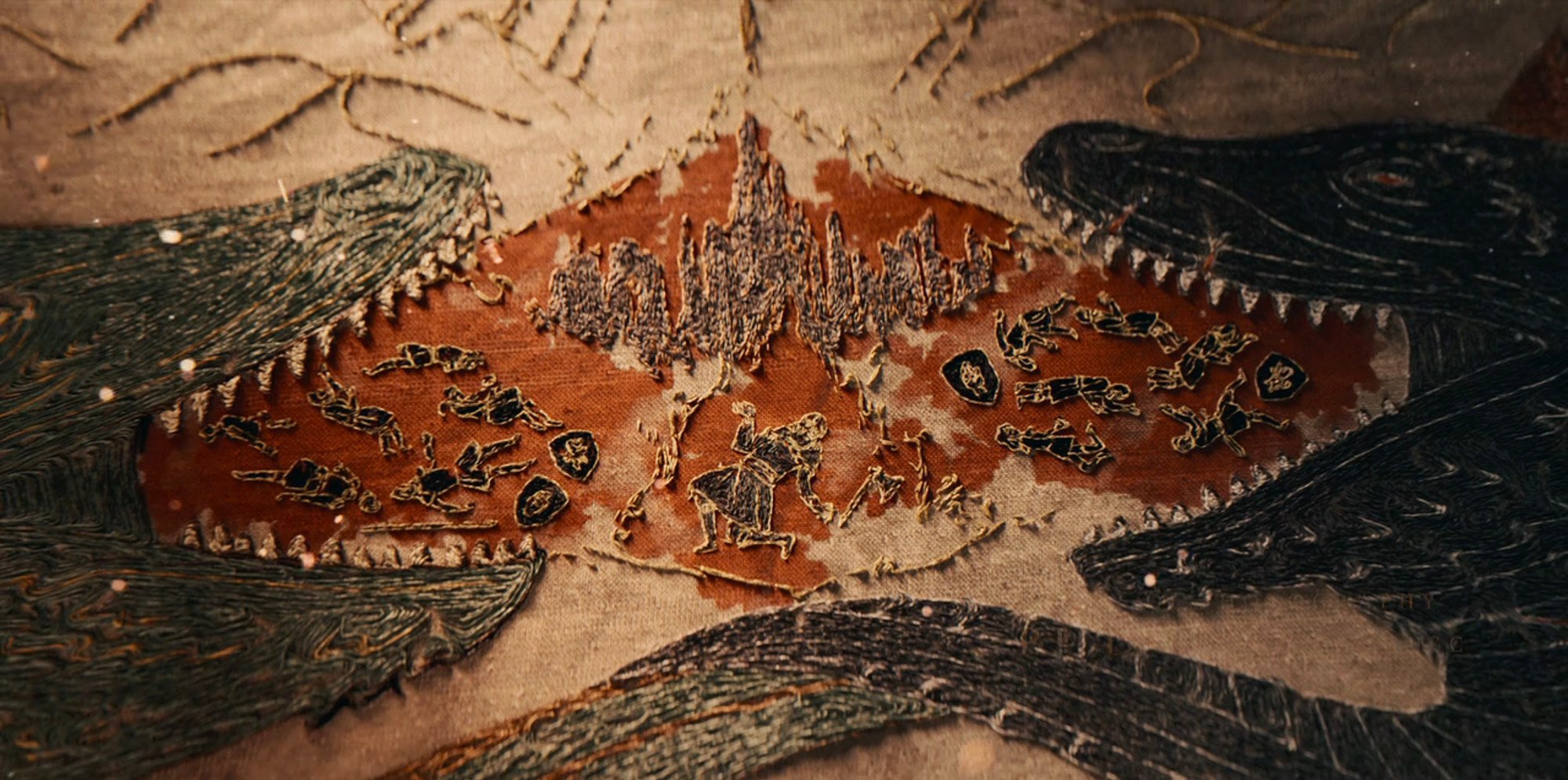 How the Medieval Tapestry in the New ‘House of the Dragon’ Opening ...